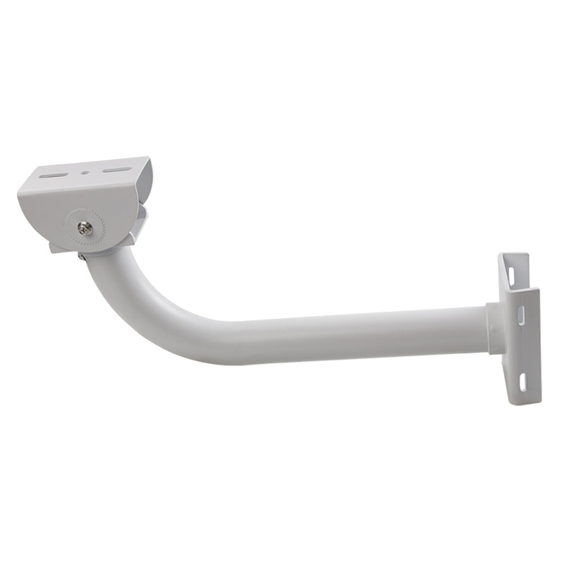 Pole mounting  aluminum cctv arm with stainless strap fixing