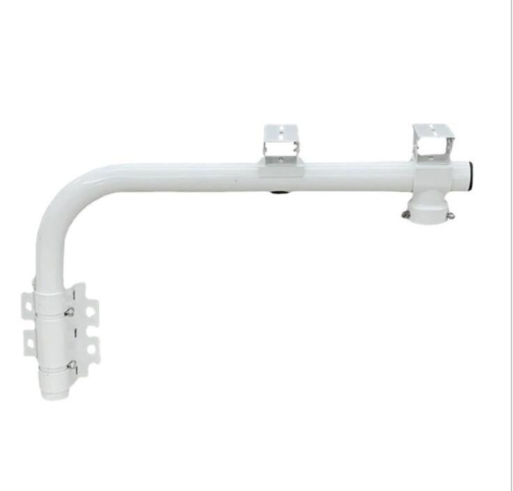 pole mounting  cross arm bracket with 2 heads 